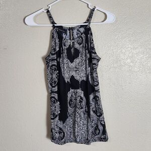 I-N-C International Concepts Top Size S Dress Top Black and White